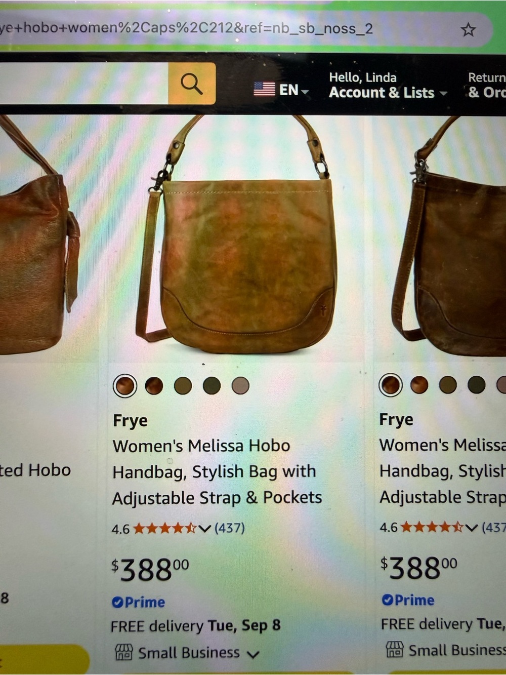 Frye Brown Leather Messenger Bag